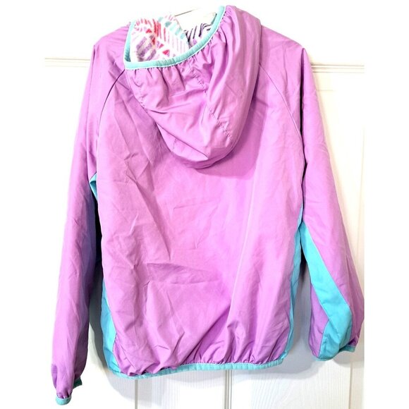 Eddie Bauer Girl's XS (5/6) Multicolor Reversible Full Zip Lightweight Jacket - Picture 4 of 10